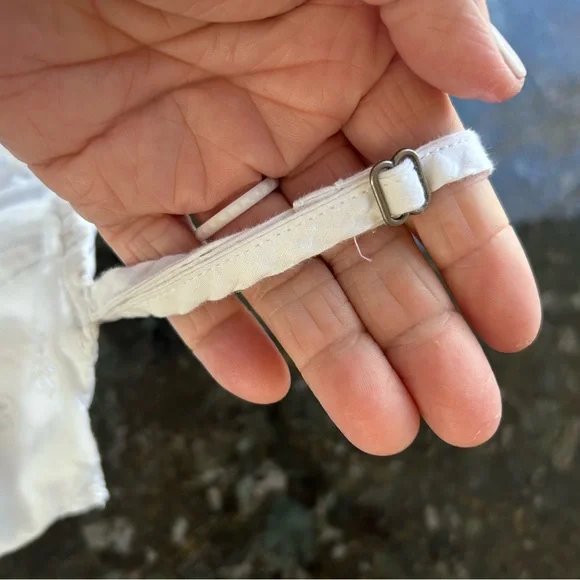 Hollister Eyelet Channeled Mini Dress. Y2K inspired. 100% cotton. Milkmaid. XS - Picture 6 of 14